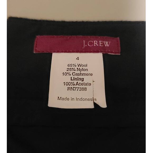 J. Crew menswear gray wool cashmere pants - size 4 - Picture 3 of 3